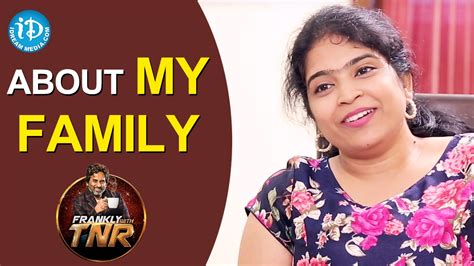 Singer Usha About Her Family Frankly With Tnr Talking Movies With Idream Youtube