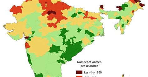 District Wise Sex Ratio In India As Per 2011 Census Imgur
