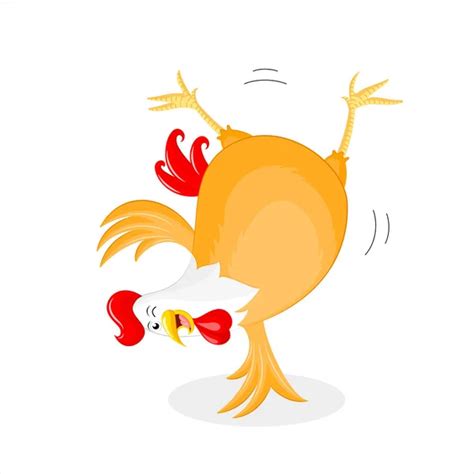Happy Chicken Cartoon