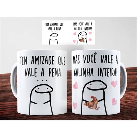 Caneca Personalizada Flork Sincero Tem Amizade Que Vale A Pena Mas