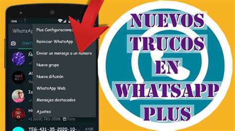 🔥 Whatsapp Plus Nuevas Funciones Trucos Youtube