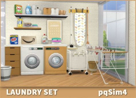 Pqsims4 Laundry Set • Sims 4 Downloads