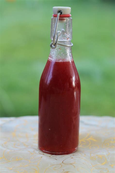 Sirop de fraises La cuisine et les voyages de Pripri