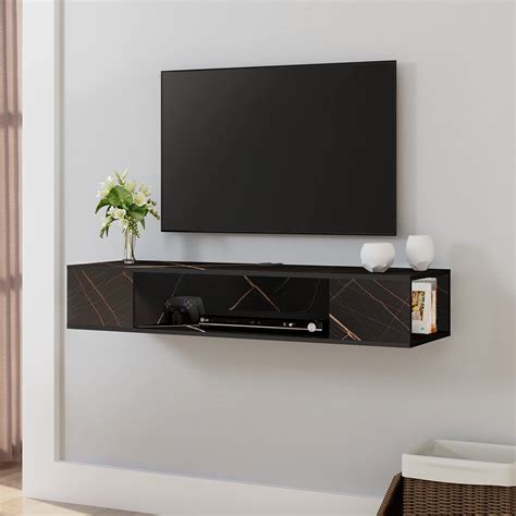 Buy Fitueyes Floating Tv Stand Wall Ed Media Console Tv Shelf Cabinet