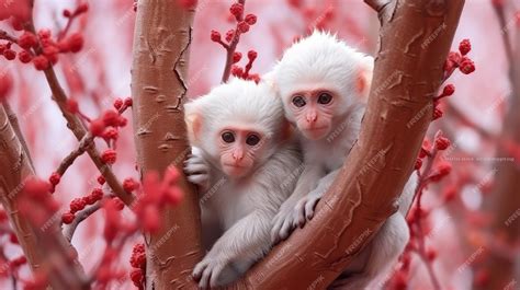 Premium Ai Image Rhesus Monkeys Free Photo Hd Background