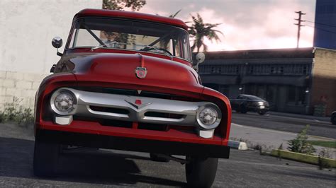 56 Ford F100 Fh3 Addon Animated Engine And Exhaust Gta5