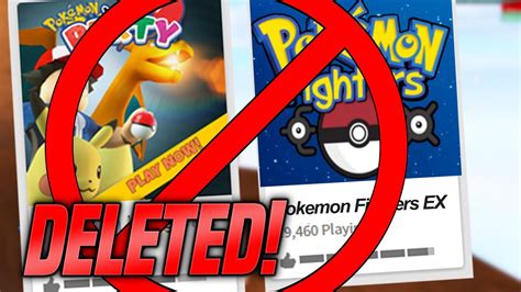 All Roblox Pokemon Games Were Deleted Project Pokemon Pokemon