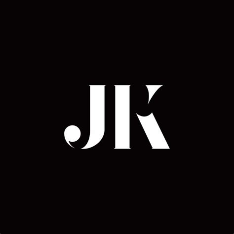 Jk Logo Letter Initial Logo Designs Template 2767732 Vector Art At Vecteezy