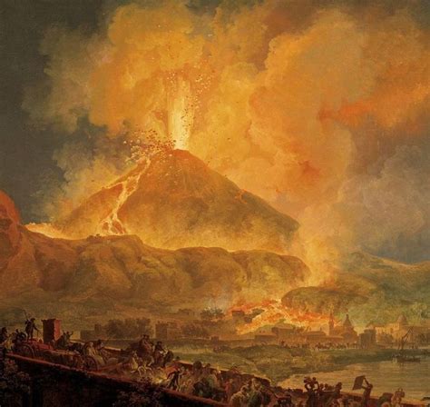 The Eruption Of Mount Vesuvius Ancient Civilizations City Destroyed