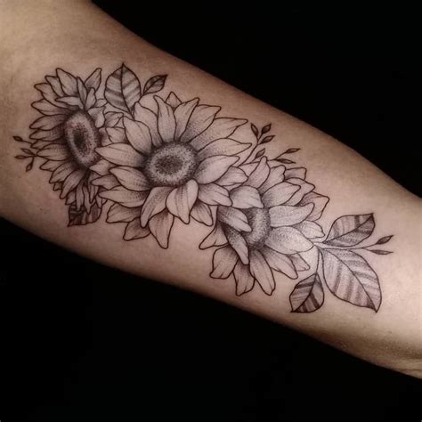 60 Stunning Sunflower Tattoos And Meanings That Will Brighten Up Your