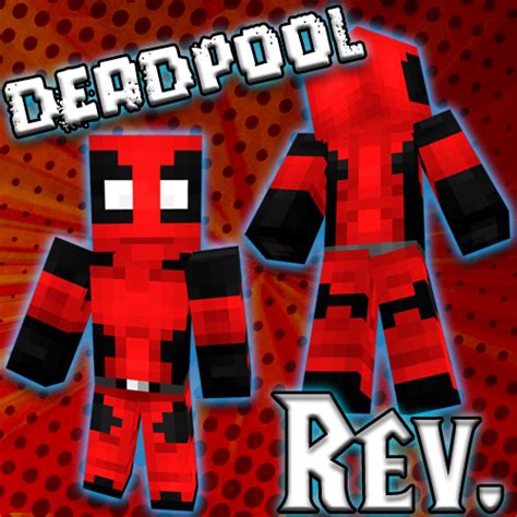 Deadpool Marvel Comics Minecraft Skin