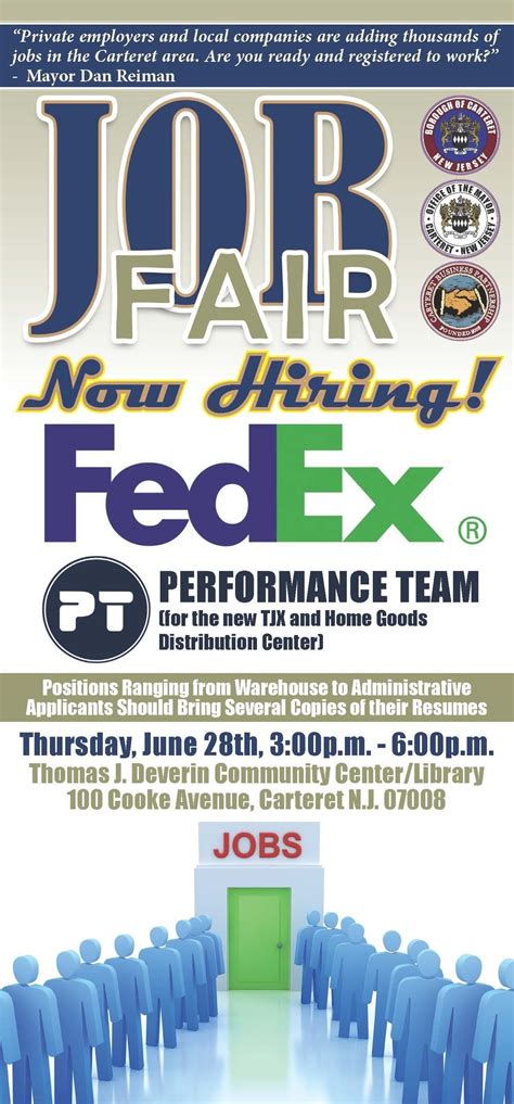 FedEx, HomeGoods, TJ Maxx Job Fair In Carteret June 28 | Woodbridge, NJ