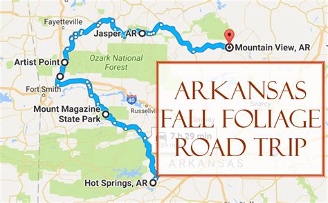 Take A Beautiful Fall Foliage Road Trip To See Arkansas Autumn Colors
