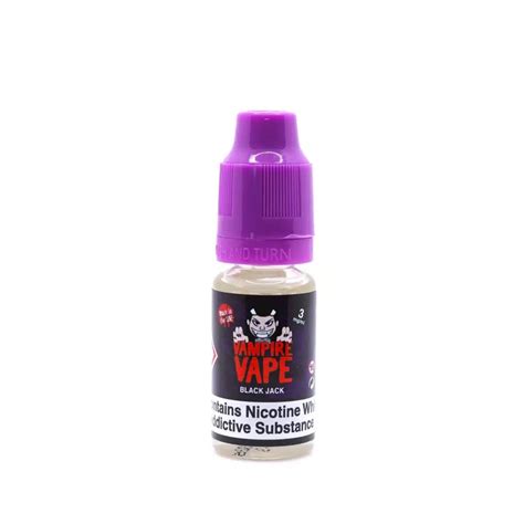 Vampire Vape 10ml Freebase Eliquid Black Jack 10ml Vape