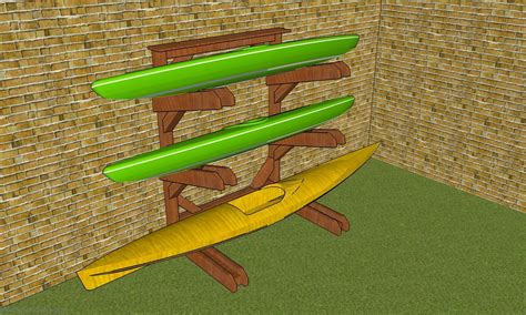 Kayak Rack Free DIY Plans HowToSpecialist How To Build Step By