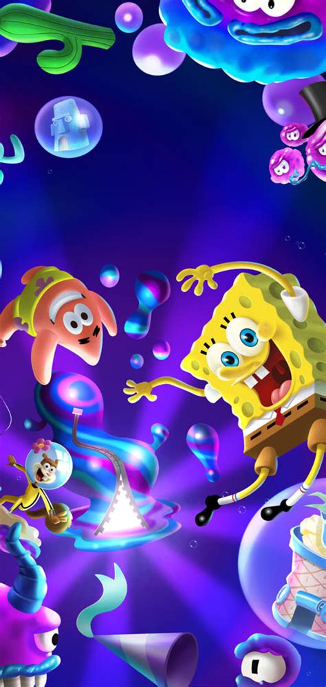 1080x2280 Spongebob Squarepants 2021 Gaming One Plus 6huawei P20honor