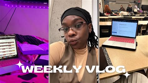 A Week In My Life As A Uni Student Classes Study Sessions Etc Youtube