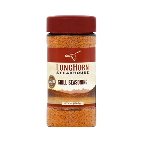 Check spelling or type a new query. Long Horn - Grill Seasoning - 6 oz | Longhorn steakhouse ...
