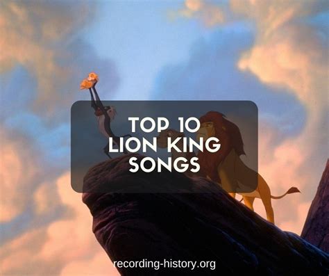 List of all the lion king songs lyrics from our collection. 10+ Best Lion King's Songs & Lyrics - All Time Greatest Hits