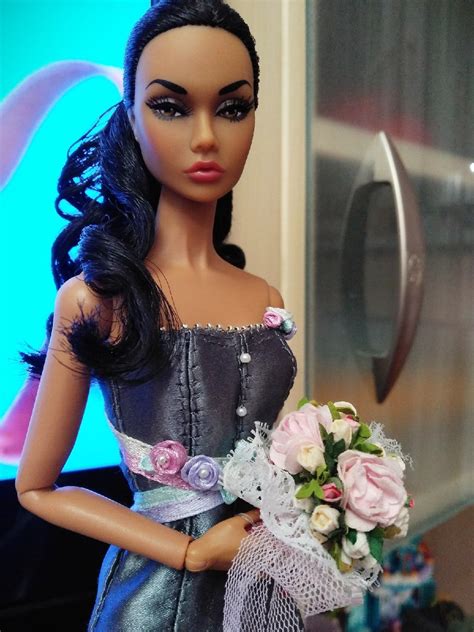 Poppy Parker Dolls Black Barbie Fragrant Savage Fashion Dolls Bouquets Royalty Queen