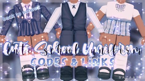 Cute School Uniform Codes And Links Back To School Roblox Youtube