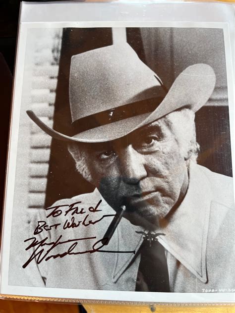 Morgan Woodward Actor Autograph Williamsburg Nostalgia Fest