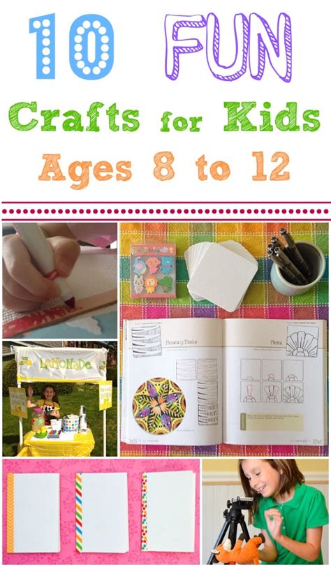Fun Crafts And Activities For Kids Ages 8 12 Inner Child Fun