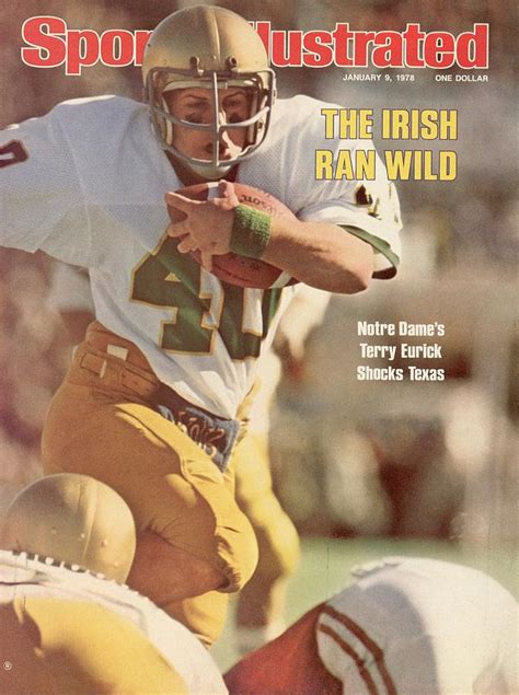 Notre Dame Terry Eurick 1978 Cotton Bowl Sports Illustrated Cover By