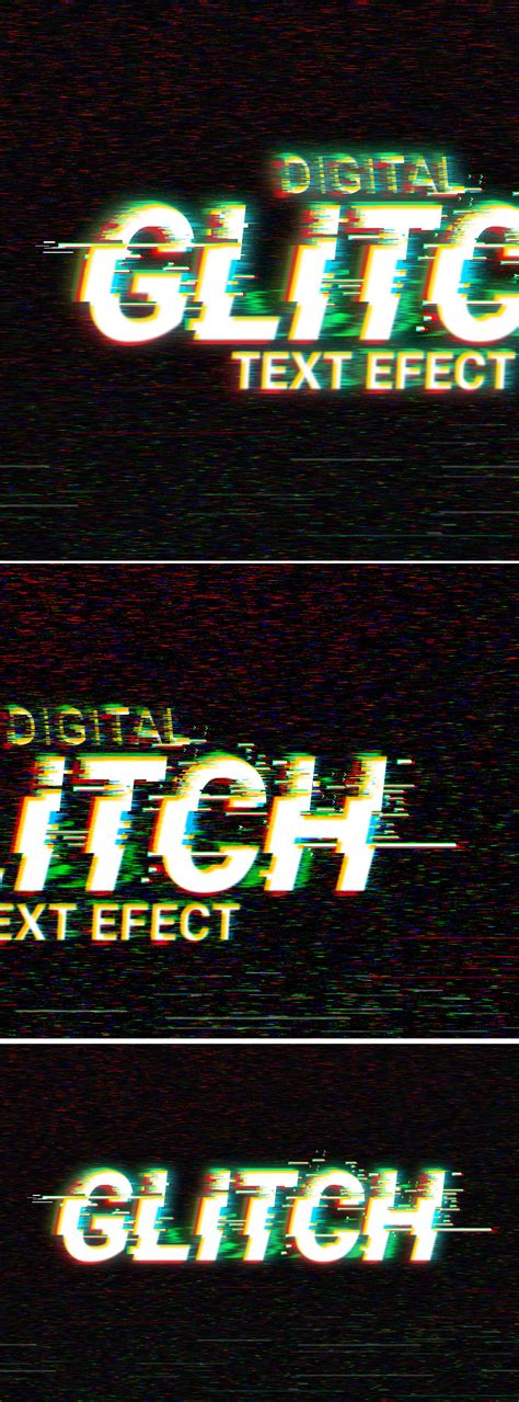Digital Glitch Text Effect Graphicsfuel