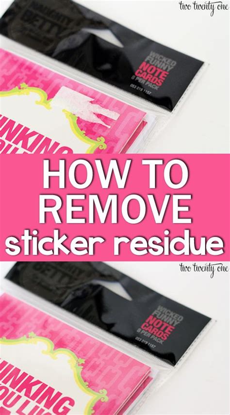 How To Remove Sticker Residue Remove Sticker Residue Sticker Removal