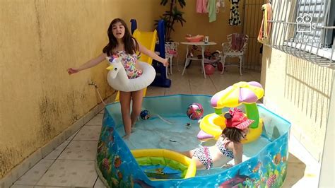meninas desafio da piscina santalasopa