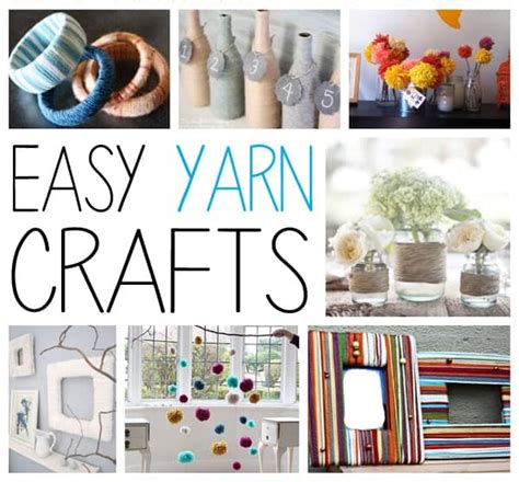 Yarn Crafts Easy And Creative Ways To Use Yarn Without