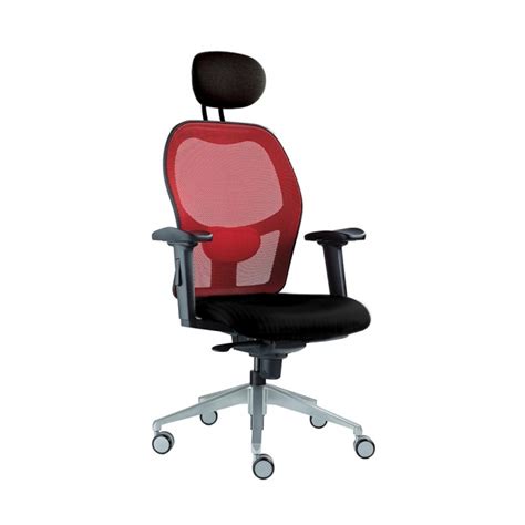 High Back Mesh Chair With Synchro Mechanism And Headrest Executive