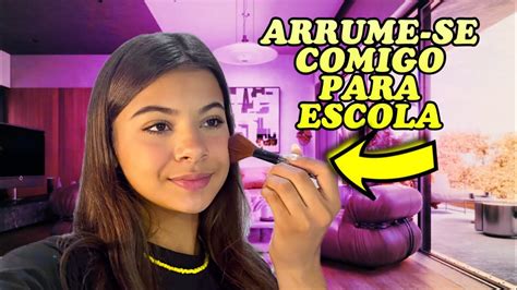 Minha Rotina Da ManhÃ Para Ir Para Escola Youtube