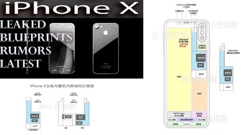 Apple Iphone X Blueprint Leak A11 Cpu Alongwith Vertical Duel Camera