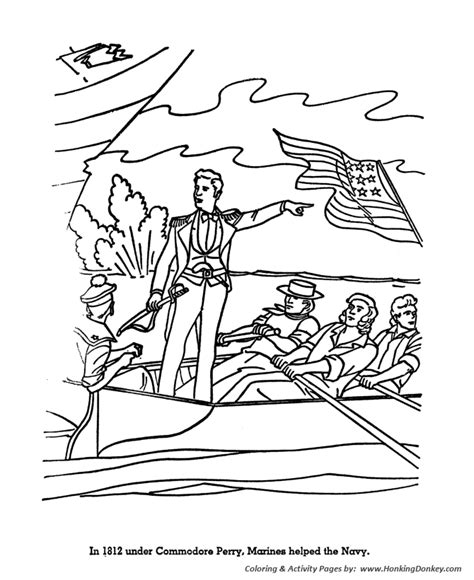 Gusto coloring pages to print army 01! Armed Forces Day Coloring Pages | Commodore Perry and US ...