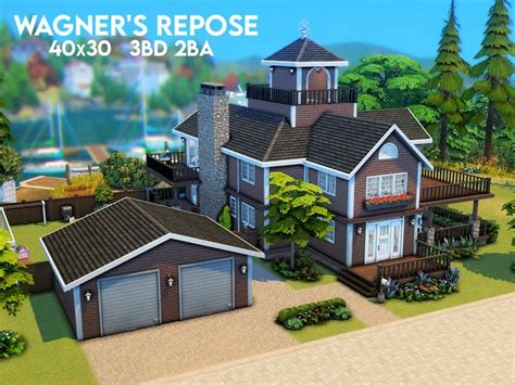 Xogerardines Wagners Repose In 2023 Sims House Plans Sims 4 House