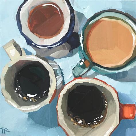 Coffee Mug Series Line Art Drawings Art Original Fine Art