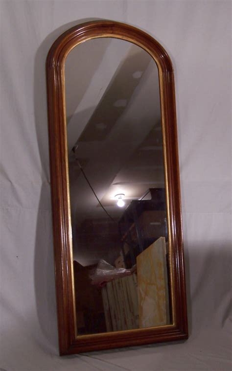 Decorative mirrors are one way to enhance the look of your home, and they can also make your living space feel bigger. 8333 American black walnut Victorian tall wall mirror ...