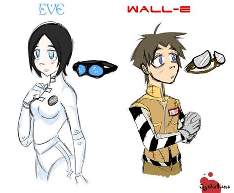 Human Wall E And Eve By Jigokuhana On Deviantart