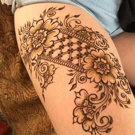 26 Famous Inspiration Henna Tattoos On Legs