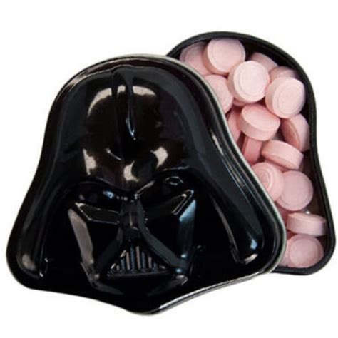 Star Wars Darth Vader Imperial Cherry Sours Candy In Embossed Metal Tin