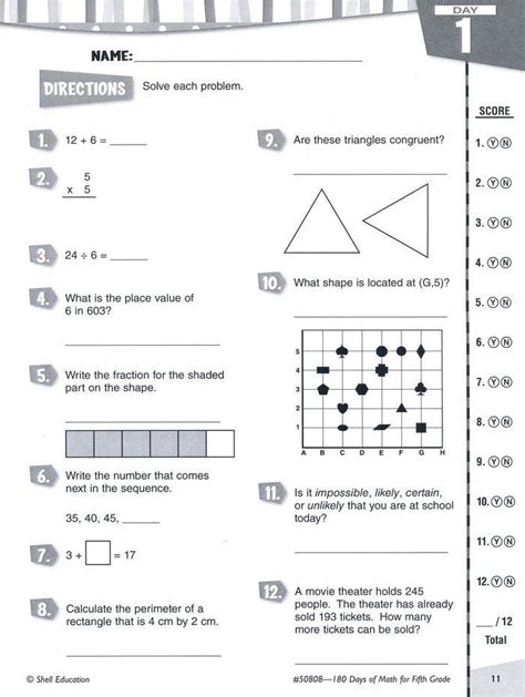 Abeka 5th Grade Math Worksheets Practice Assess Diagnose