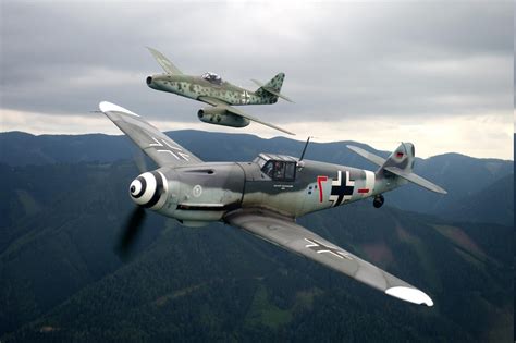 military aircraft aircraft world war ii messerschmidt bf109 me262 messerschmitt wallpaper