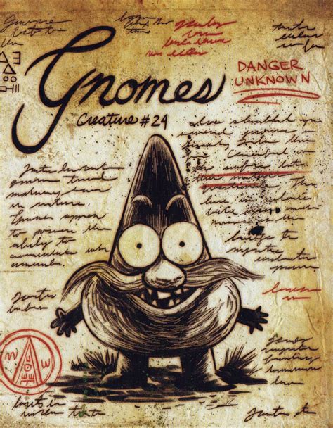Ford's journal is packed with every page ever seen in the show, plus many others, but it is also packed with something else: Image - Six strange tales journal 3 gnomes.jpg | Gravity ...