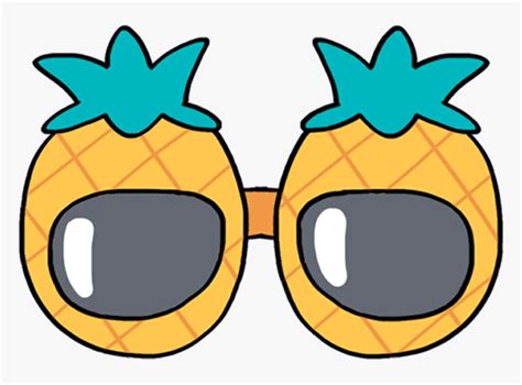 Pineapple Glasses Sunglasses Mochi Kawaii Cute Sun Glasses