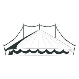 Diseño PNG Y SVG De Impresionante Carpa De Circo Para Camisetas