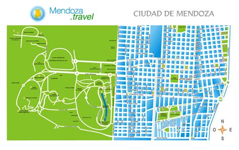 Mapa circuito centro de Mendoza | Ciudad de mendoza, Mendoza, Mapa turístico