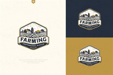 21 Free Farm Logo Design Templates Download Graphic Cloud