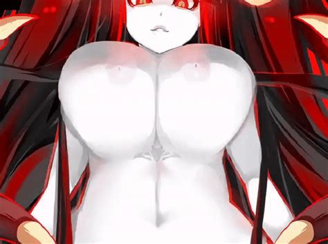 Rule 34 Animated Animated  Black Hair Bouncing Breasts Breasts Cowgirl Position Demon Girl